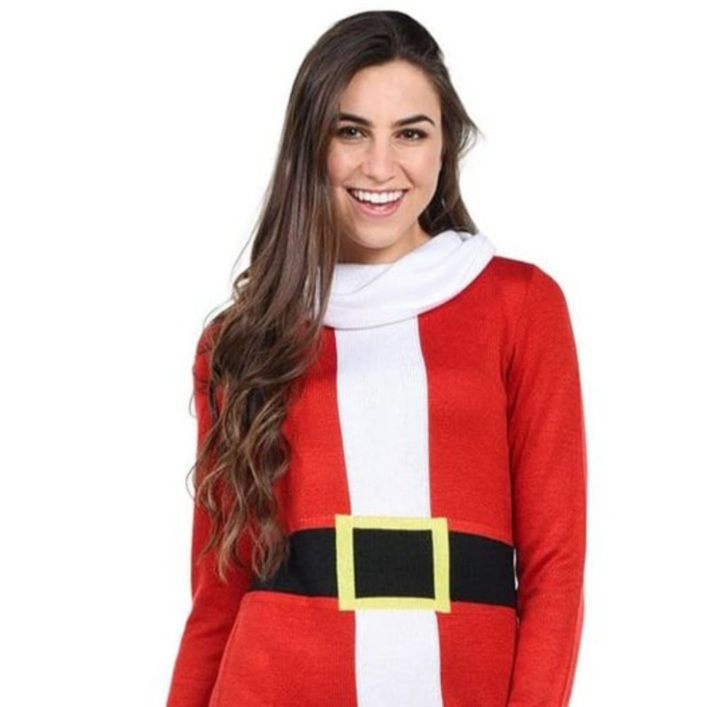 CHRISTMAS SWEATER DRESS